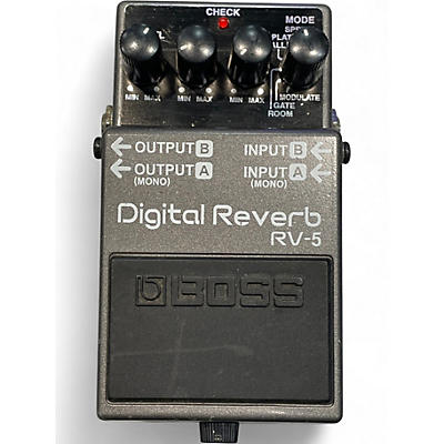 Used BOSS RV5 Digital Reverb Effect Pedal