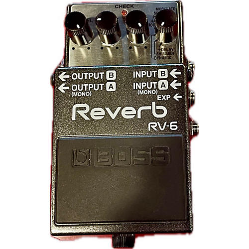 Used BOSS RV6 Digital Reverb Effect Pedal