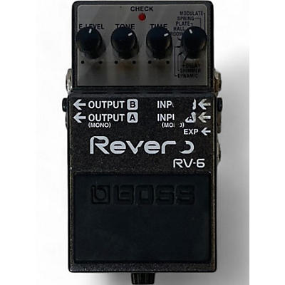 Used BOSS RV6 Digital Reverb Effect Pedal