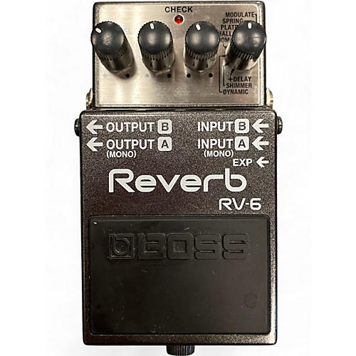 Used BOSS RV6 Digital Reverb Effect Pedal