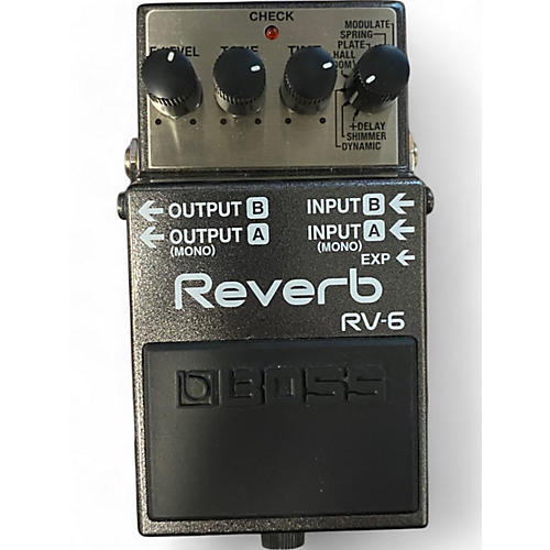 Used BOSS RV6 Digital Reverb Effect Pedal