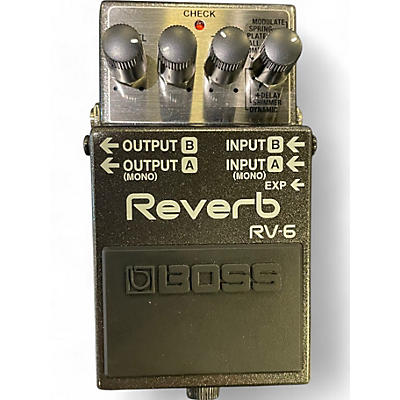 Used BOSS RV6 Digital Reverb Effect Pedal