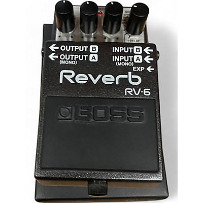 Used BOSS RV6 Digital Reverb Effect Pedal