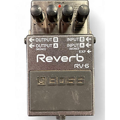 Used BOSS RV6 Digital Reverb Effect Pedal