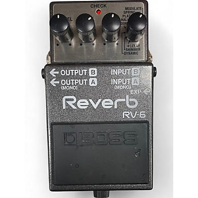 Used BOSS RV6 Digital Reverb Effect Pedal