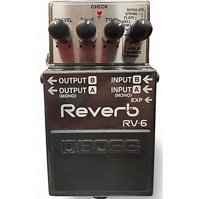 Used BOSS RV6 Digital Reverb Effect Pedal