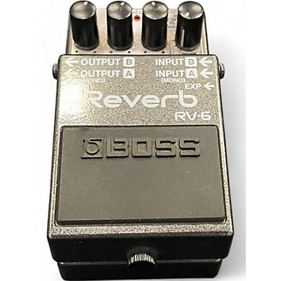 Used BOSS RV6 Digital Reverb Effect Pedal