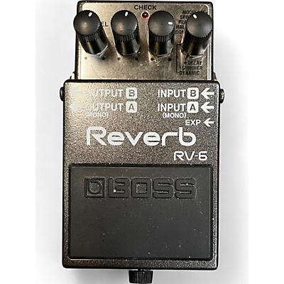 Used BOSS RV6 Digital Reverb Effect Pedal