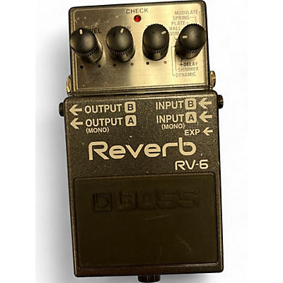 Used BOSS RV6 Digital Reverb Effect Pedal