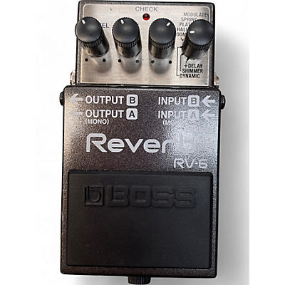 Used BOSS RV6 Digital Reverb Effect Pedal