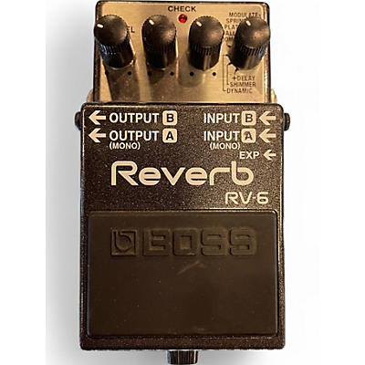 Used BOSS RV6 Digital Reverb Effect Pedal