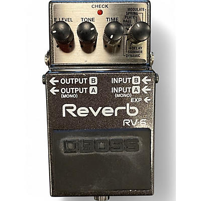 Used BOSS RV6 Digital Reverb Effect Pedal