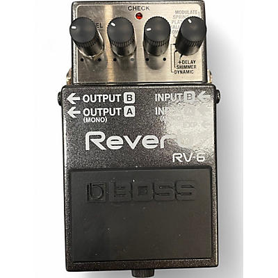 Used BOSS RV6 Digital Reverb Effect Pedal