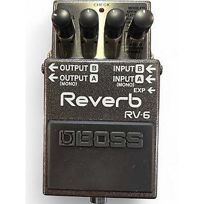 Used BOSS RV6 Digital Reverb Effect Pedal