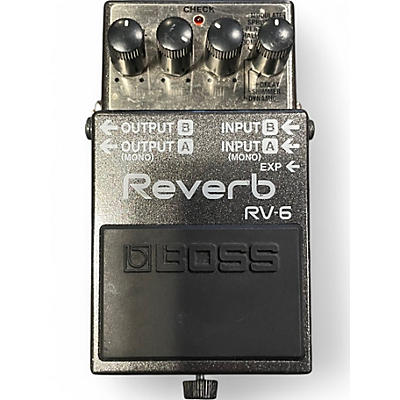 Used BOSS RV6 Digital Reverb Effect Pedal