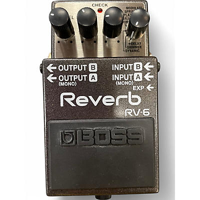 Used BOSS RV6 Digital Reverb Effect Pedal