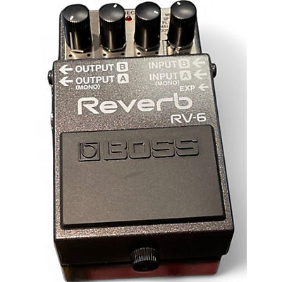 Used BOSS RV6 Digital Reverb Effect Pedal