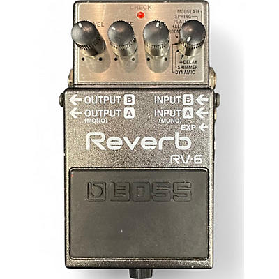 Used BOSS RV6 Digital Reverb Effect Pedal