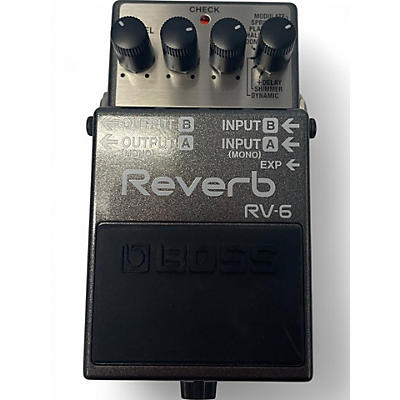 Used BOSS RV6 Digital Reverb Effect Pedal