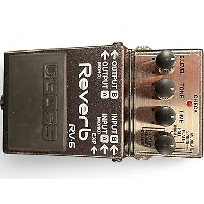 Used BOSS RV6 Digital Reverb Effect Pedal