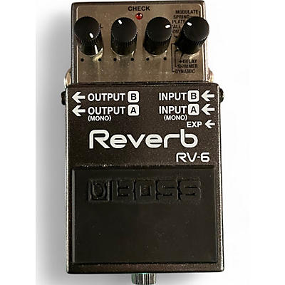 Used BOSS RV6 Digital Reverb Effect Pedal