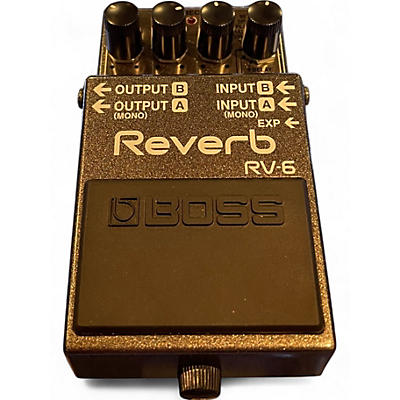 Used BOSS RV6 Digital Reverb Effect Pedal