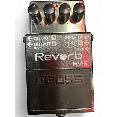 Used BOSS RV6 Digital Reverb Effect Pedal