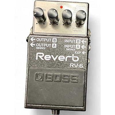 Used BOSS RV6 Digital Reverb Effect Pedal