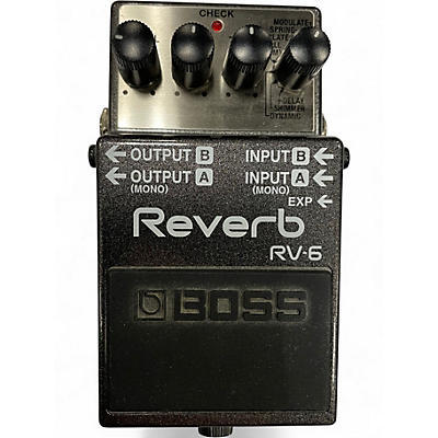 Used BOSS RV6 Digital Reverb Effect Pedal