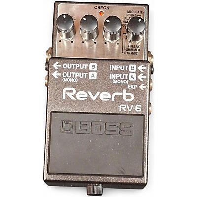 Used BOSS RV6 Digital Reverb Effect Pedal