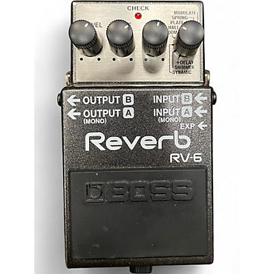 Used BOSS RV6 Digital Reverb Effect Pedal