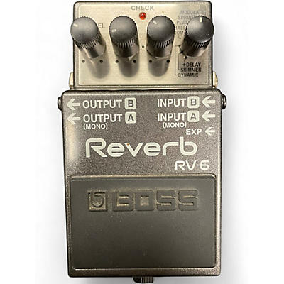 Used BOSS RV6 Digital Reverb Effect Pedal