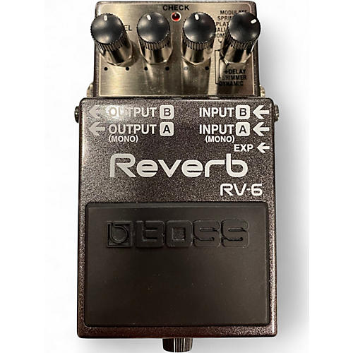 Used BOSS RV6 Digital Reverb Effect Pedal