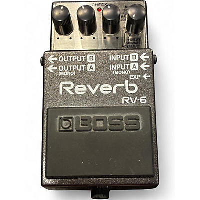 Used BOSS RV6 Digital Reverb Effect Pedal