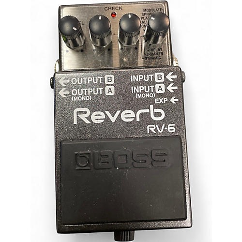 Used BOSS RV6 Digital Reverb Effect Pedal