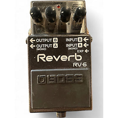 Used BOSS RV6 Digital Reverb Effect Pedal