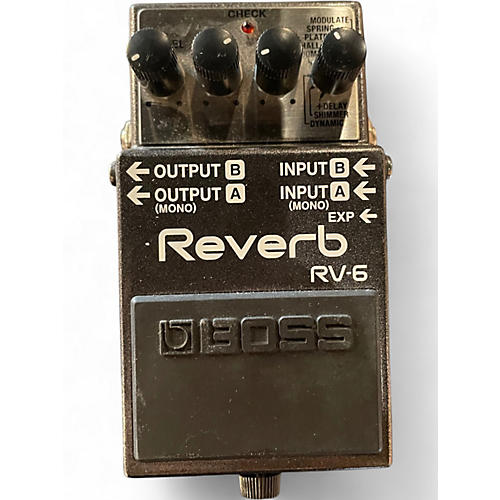 Used BOSS RV6 Digital Reverb Effect Pedal