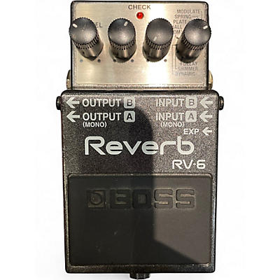 Used BOSS RV6 Digital Reverb Effect Pedal