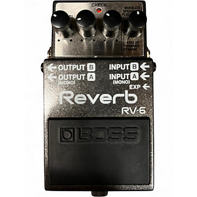 Used BOSS RV6 Digital Reverb Effect Pedal