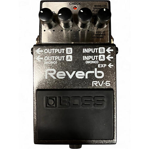 Used BOSS RV6 Digital Reverb Effect Pedal
