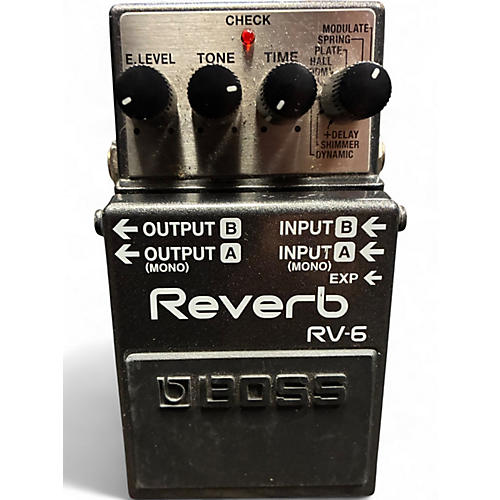 Used BOSS RV6 Digital Reverb Effect Pedal