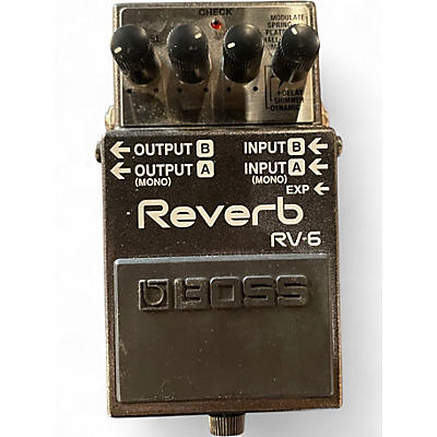 Used BOSS RV6 Digital Reverb Effect Pedal