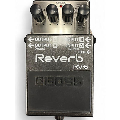 Used BOSS RV6 Digital Reverb Effect Pedal