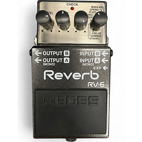 Used BOSS RV6 Digital Reverb Effect Pedal