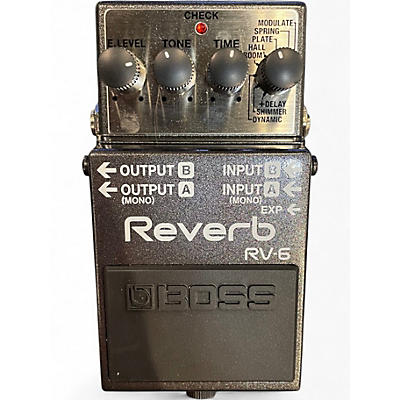 Used BOSS RV6 Digital Reverb Effect Pedal