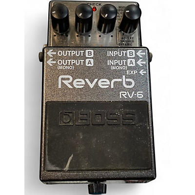 Used BOSS RV6 Digital Reverb Effect Pedal