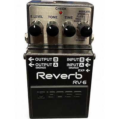 Used BOSS RV6 Digital Reverb Effect Pedal