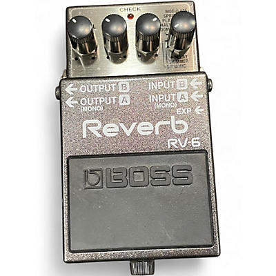 Used BOSS RV6 Digital Reverb Effect Pedal