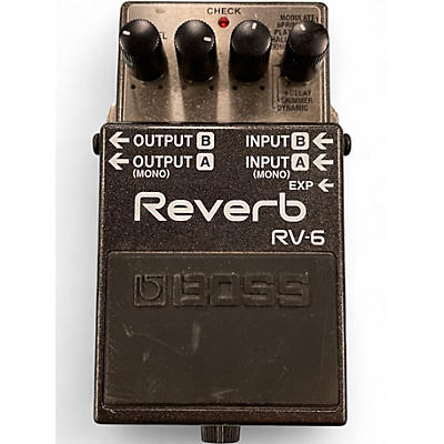 Used BOSS RV6 Digital Reverb Effect Pedal