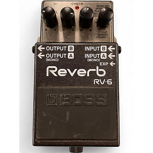 Used BOSS RV6 Digital Reverb Effect Pedal